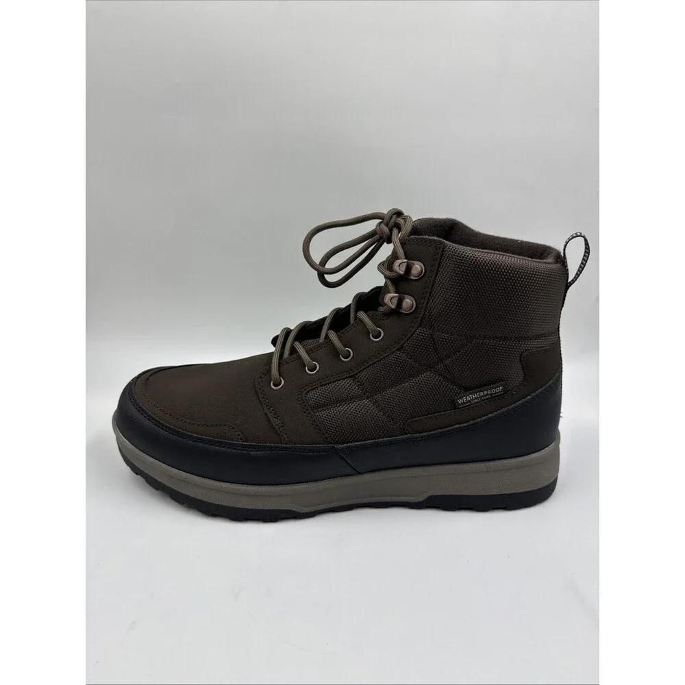 Weatherproof “Stoll Cold” Men's Size 10 Waterproof Insulated Winter Boots Brown